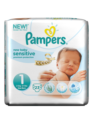 Baby Sensitive Size 1 (Newborn) Carry Pack 23 • Doorstep Pharmacy