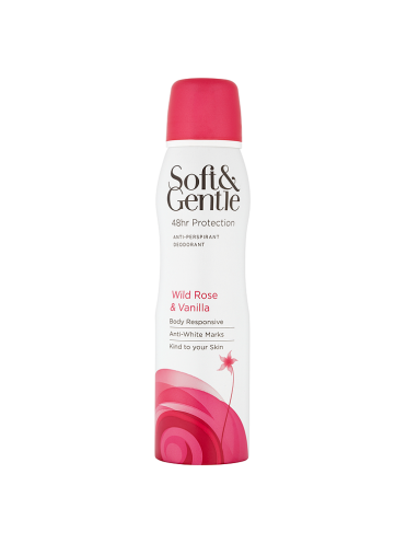 soft and gentle wild rose and vanilla