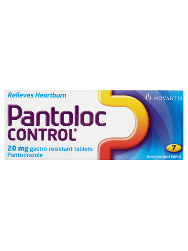Pantoloc Control 20mg Gastro Resistant Tablets 7 Tablets