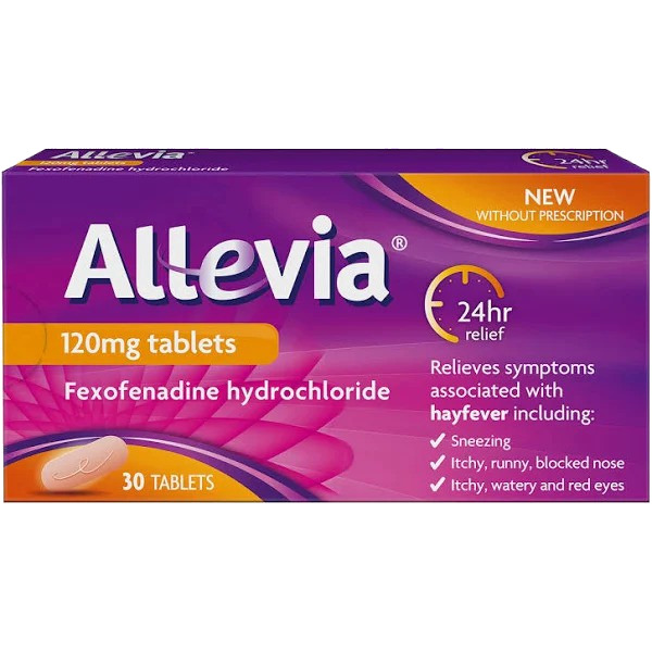 Allevia Allergy Relief Tablets 120mg x30