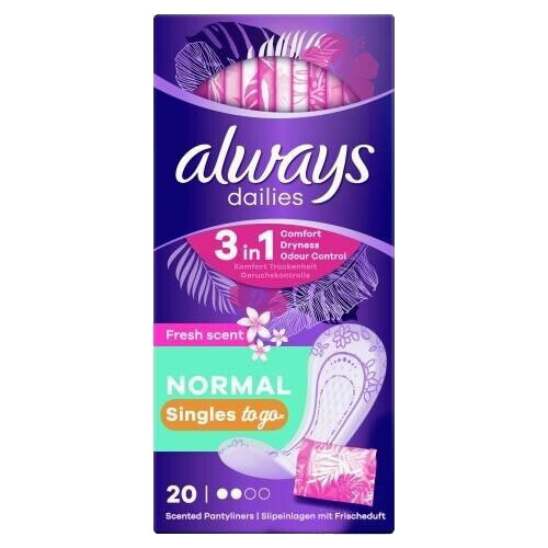 Always Panty Liners Fresh Wrapped x20