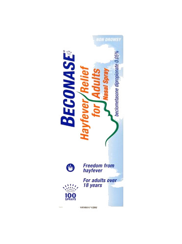 Beconase Hayfever Relief for Adults Nasal Spray 100 Sprays