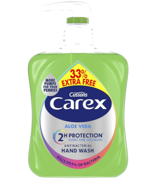 Carex Handwash Aloe 33% Extra Free 333ml