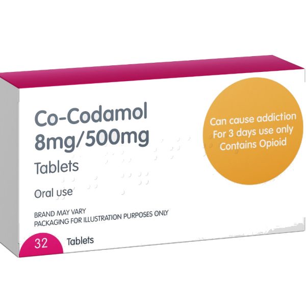 Co-Codamol 8/500mg 32 Caplets