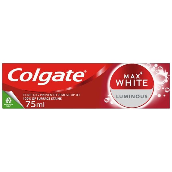 Colgate Toothpaste Max White Luminous 75ml