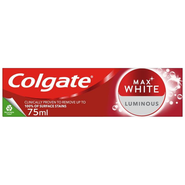 Colgate Toothpaste Max White Luminous 75ml
