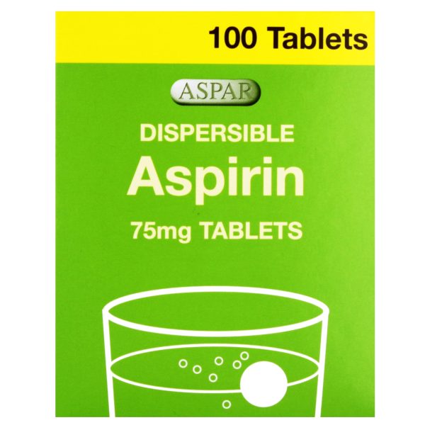 Dispersible Aspirin 75mg x100