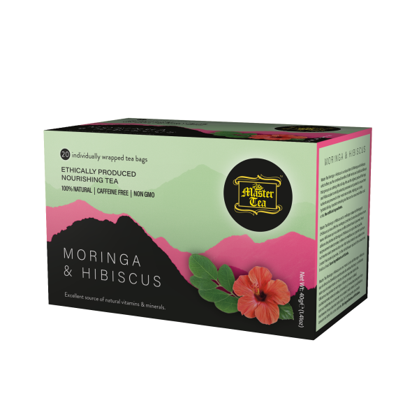 Ethically Produced Nourishing Moringa & Hibiscus Tea