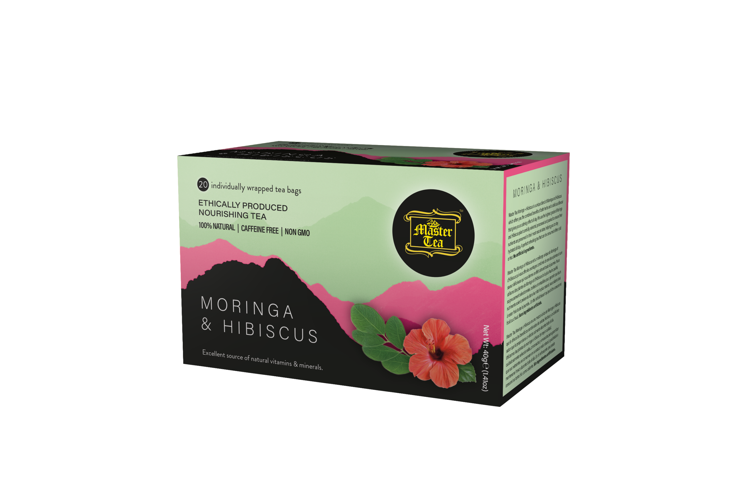 Ethically Produced Nourishing Moringa & Hibiscus Tea