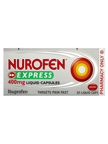 Nurofen Express 400mg Liquid Capsules 20 Liquid Caps