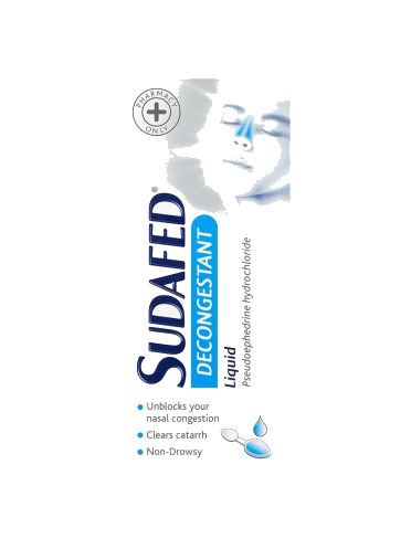 Sudafed Decongestant Liquid 100ml